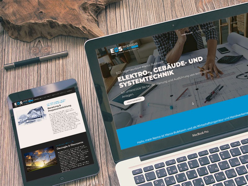 Website EGS Ingenieurbüro
