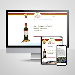 Website für Olivenöl Al-Andalus
