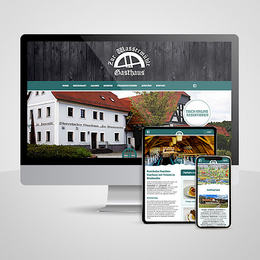 Relaunch Website Restaurant "Zur Wassermühle" in Höfgen